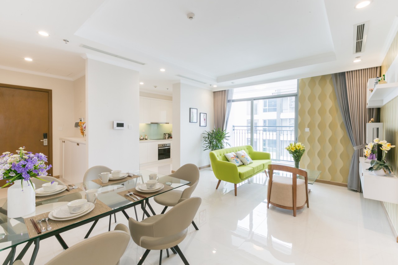 Căn hộ cho thuê 3 PN view sông Central 1 nội thất xịn