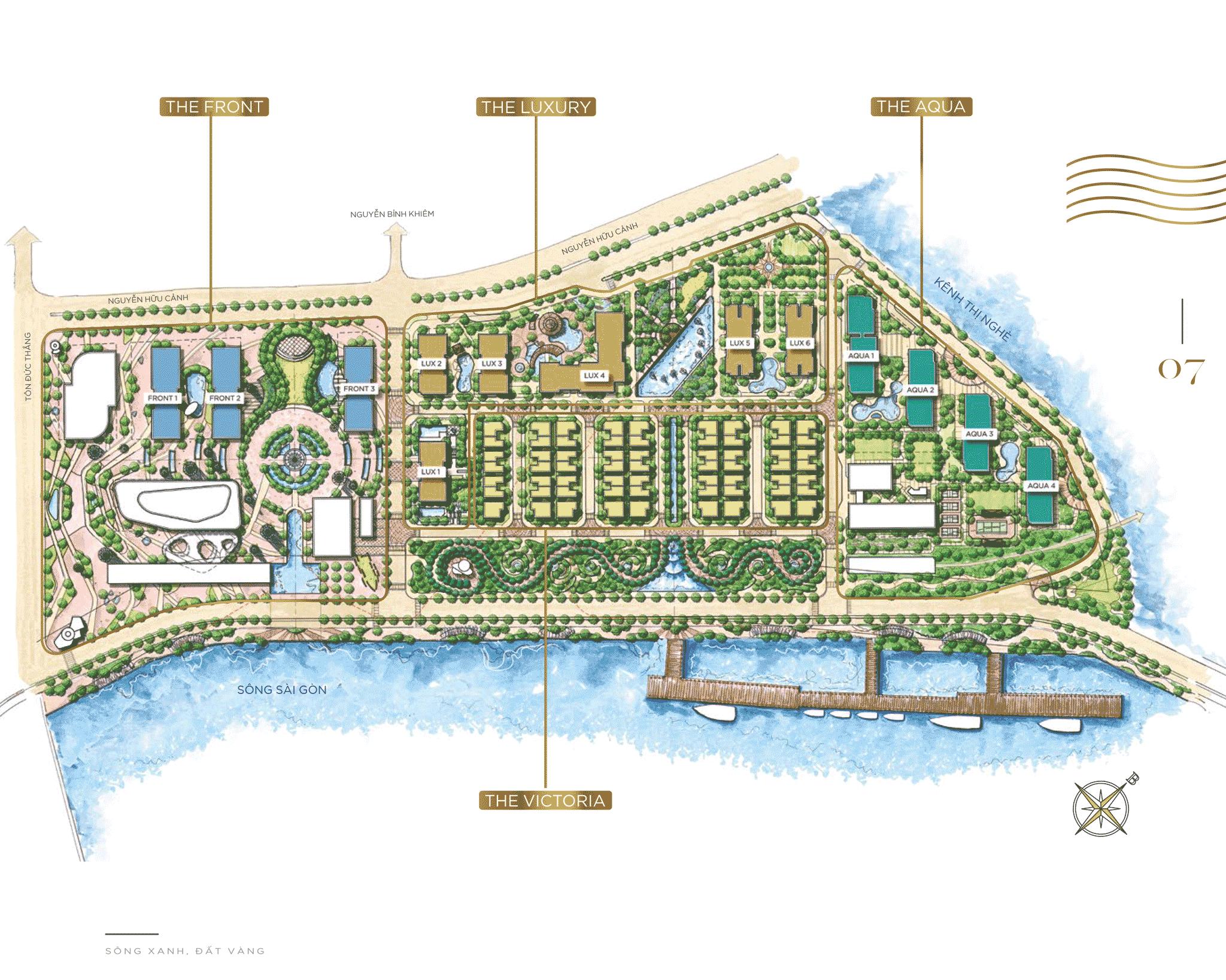 Tổng Thể Mặt Bằng Vinhomes Golden River